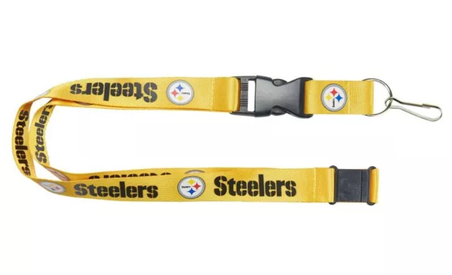 Pittsburgh Steelers NFL Gold Lanyard