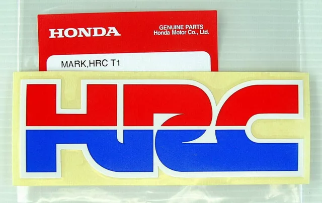 ORIGINAL Honda HRC Aufkleber(LASERCUT)-11cm-Sticker-Logo-Emblem-85mm-Schriftzug