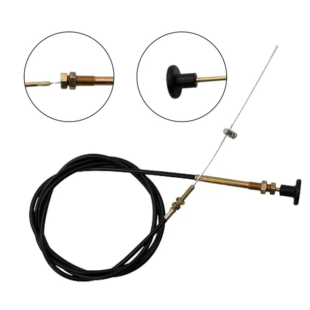 Stopp Choke Bowden Kabel Draht Kontrolle Motorhaube Drossel Motor Kraftstoff