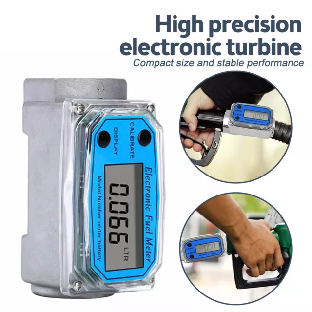 Misuratore di portata turbina digitale misuratore di portata 1" NPT misuratore carburante diesel contatore di portata