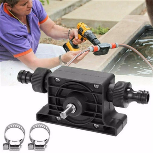 Mini Portable Electric Drill Pump Pool Oil Fluid Water Transfer Pumps Connectors