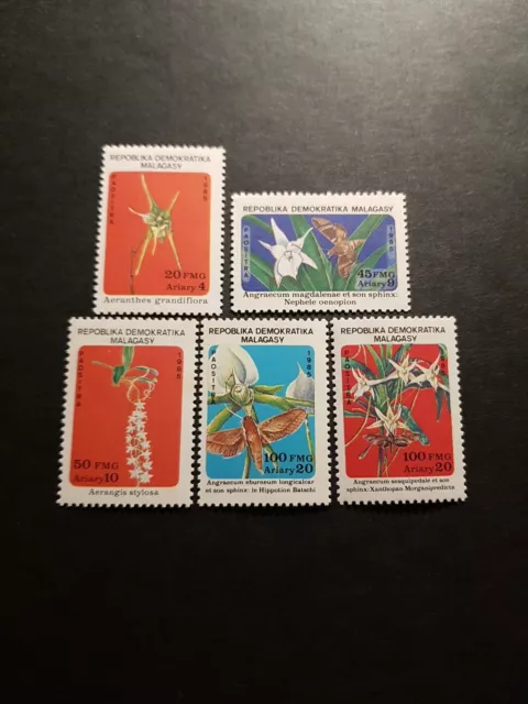 Stamp Madagascar Flora Fauna N°753/757 New Luxury MNH 1985