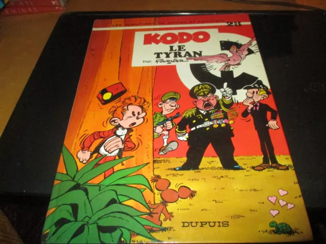 BD "SPIROU ET FANTASIO Tome 28 : KODO LE TYRAN" Dupuis 1979