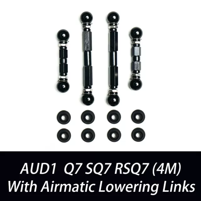 For 2017+ Audi Q7 SQ7 RSQ7 (4M) Adjustable Lowering Links Air Suspension Kit