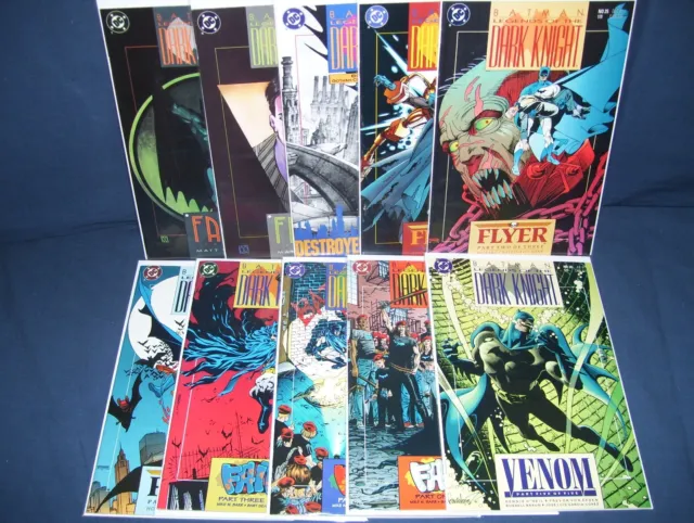 Batman: Legends of the Dark Knight #20 -#29 10 Issues DC Comics 1991/1992