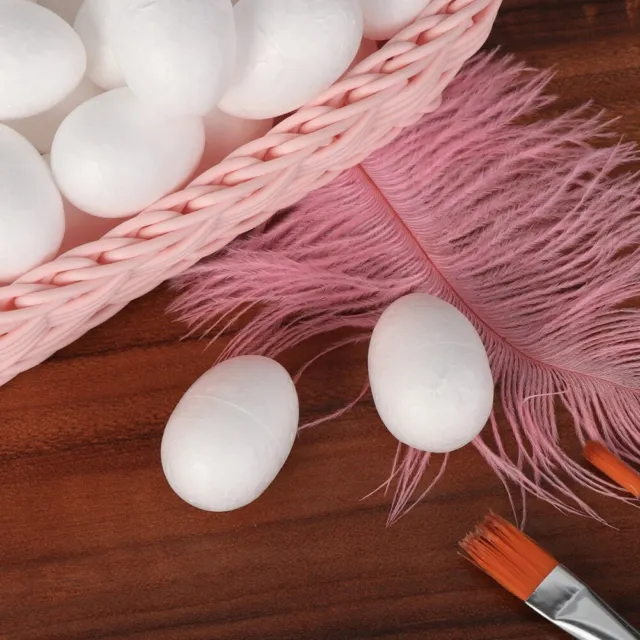 50 piezas hágalo usted mismo espuma artesanal de huevo materiales de Pascua pintura de árboles artesanías decoración