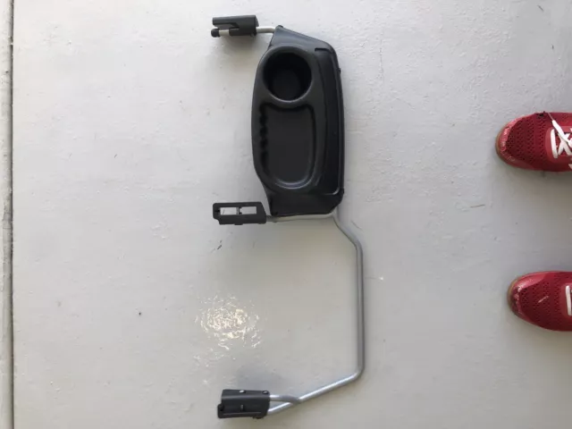 Double BOB Duallie Jogging Stroller Infant Car Seat & Snack Trey Adapter Britax