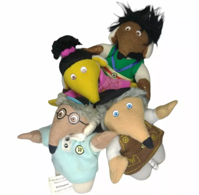 Vintage Wombles Plush Soft Toy Figures Bundle 1999