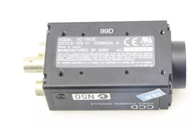 Gebraucht SONY XC-75CE Ccd Video Kamera Modul Getestet