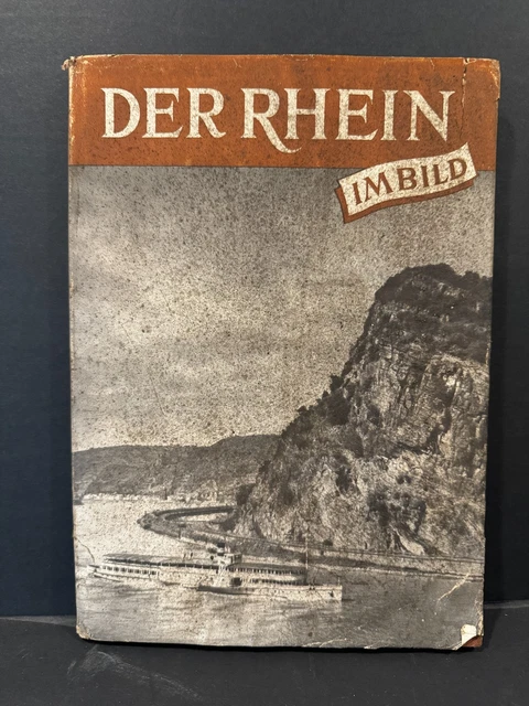 Der Rhein アートブック VINTAGE GERMAN BOOK DER RHEIN IM BILD Rhine River Photography
