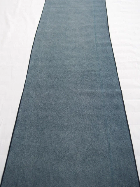 Premium 148cm Vintage Black Kimono Silk Fabric, Authentic Japanese Same Pattern