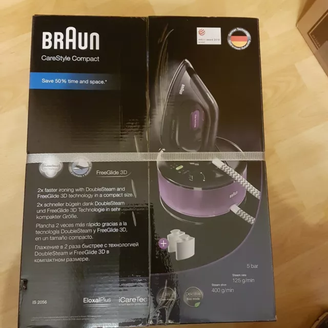 Braun centrale vapeur careStyle Compact IS2056BK