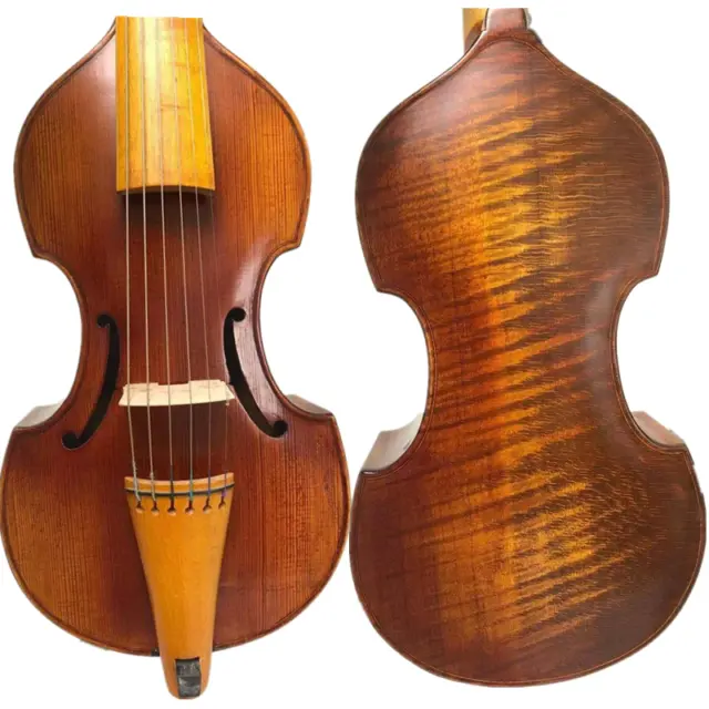 Hand made SONG Brand  6 strings 14" viola da gamba,flamed maple wood back #12166