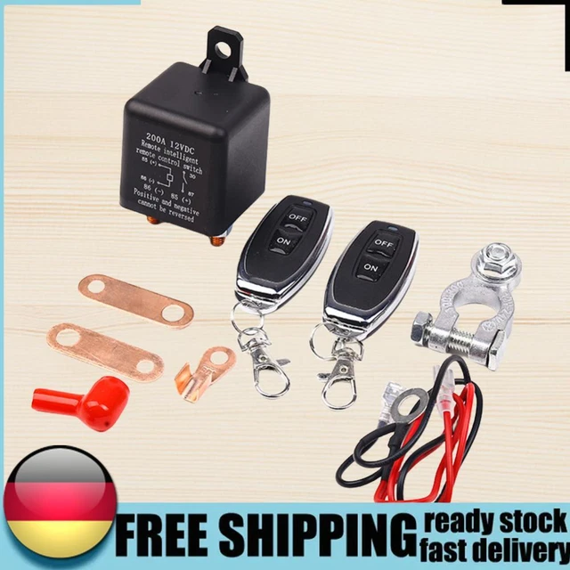 Remote Cut Off Switch WIRELESS REMOTE CUT Off Isolator 200A Master Switches Remote Control ...