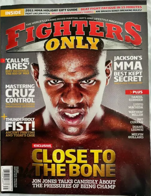 🔥🔥 Jon Jones MMA UFC Fighters Only Magazine Holiday Edition 2011 🔥🔥