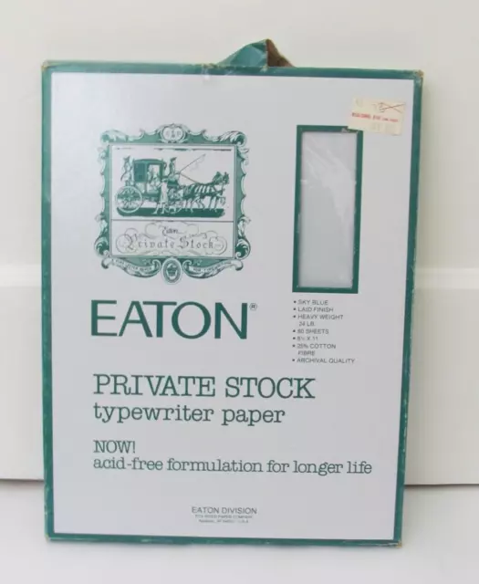Eaton's Corrasable Typewriter Paper Vintage Erasable Office Supplies  8.5X11