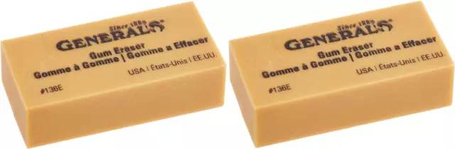 136EBP Artist Gum Eraser- (2 Pack)