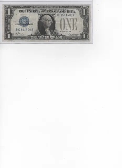 1928 $1 Silver Certificate/Funnyback (Nice)