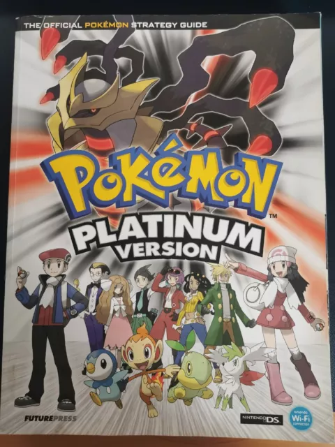 Pokemon Platinum Future Press Nintendo Official Strategy Guide with Poster