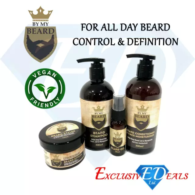 By My Beard shampoo, olio, balsamo e crema idratante styler capelli viso regalo uomo