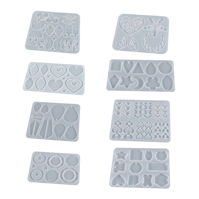 Silicone Resin Casting Mold Pendant Jewelry Epoxy Mould Earring DIY