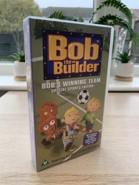 Bob The Builder: Bobs Winning Team (VHS 2002)- 90 Minutes Special Sports Edition