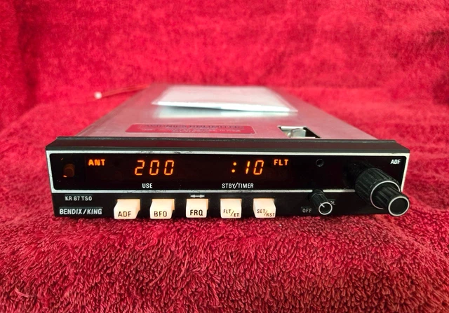 BENDIX KING KR 87 ADF Receiver 066-1072-04 Bench Tested with FAA 8130-3 ...