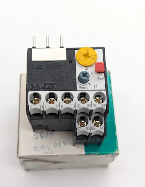 Relais De Protection Moteur Moeller Klöckner ZE-0,4 - Calibre 0.24-0.4A, Neuf (inutilisé, Peut-être OVP)