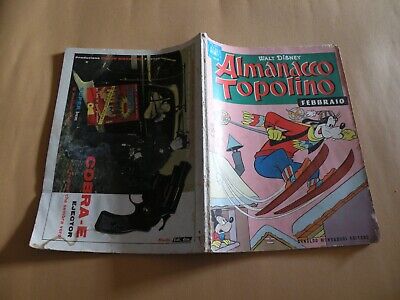 Almanacco Topolino 1966 N.2 Mondadori Disney Originale M.buono No Bollino