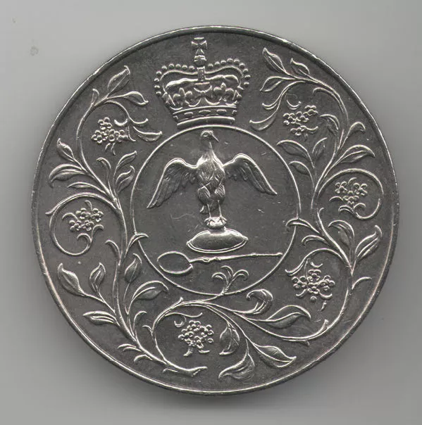 1977 SILVER JUBILEE Coin Queen Elizabeth II Royal Mail Family Vintage Medal  I UK EUR 13,35 PicClick IT