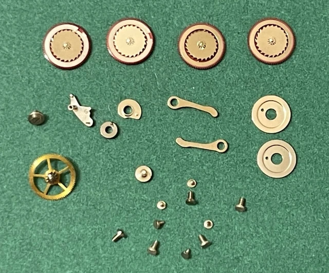 ROLEX WATCH MOVEMENT Parts. Reversing Wheels, screws. Rolex Genuine