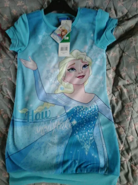 robe fille neuve etiquette frozen reine des neiges disney 4/ 5/ 6 ou 8 ans