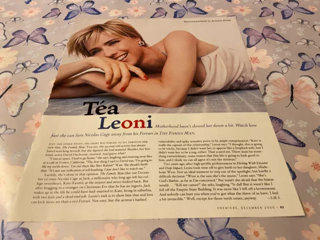 Framed Picture/Article 11X9 Tea Leoni