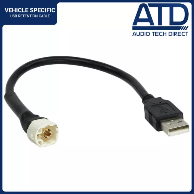 USB Retention Cable For BMW 3 5 Series E90 E91 E92 E93 E60 OEM Factory Adaptor