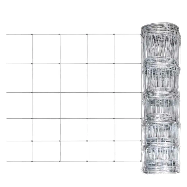 vidaXL Pali per Recinzione 7 pcs Argento 32mm 100 cm Acciaio zincato
