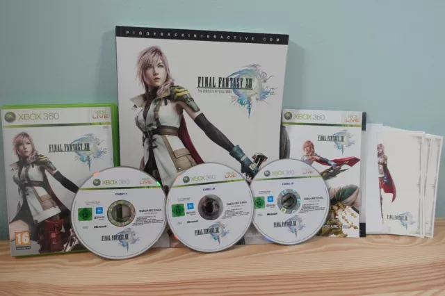 Final Fantasy XIII Game - Limited Edition Postcards and Guide - Xbox 360 - CIB