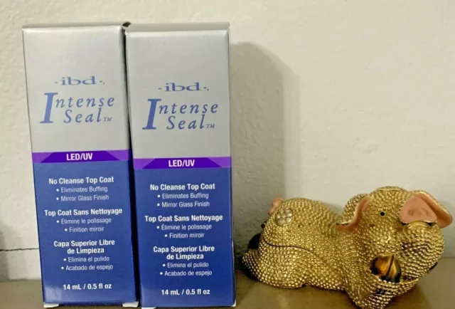 IBD INTENSE SEAL LED/UV Gel Top Coat 14ml/0.5fl.oz - 2PCS