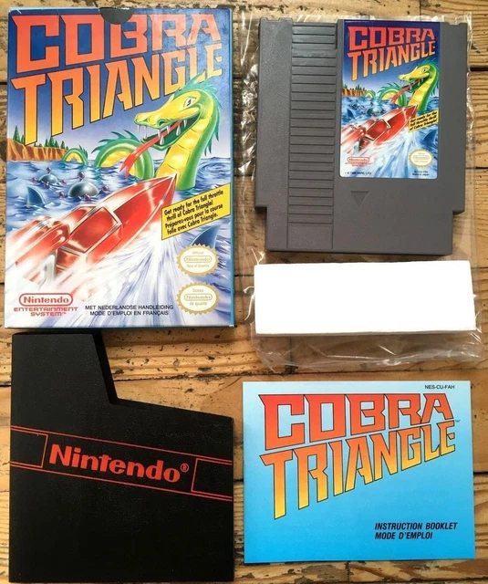 Tbe - Cobra Triangle Complet Boîte Notice Nintendo Nes Pal B Fra Cib Ovp - Vgc