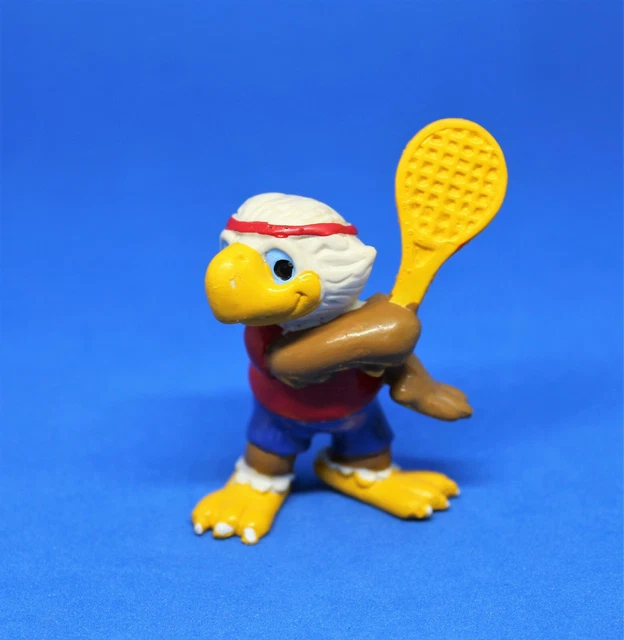 1984 LA OLYMPICS Mascot Sam The Eagle Tennis Figure W. Berrie Company