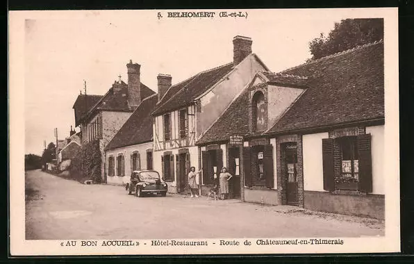 CPA Belhomert, Route de Châteauneuf-en-Thimerais