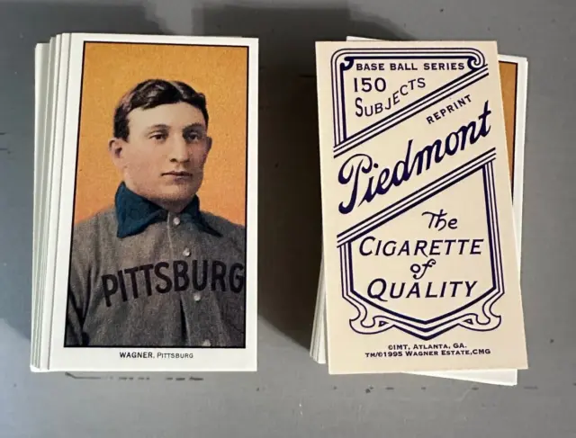HONUS WAGNER REPRINT CARDS T206 1909 TOBACCO 100 ct LOT NEW CASE FRESH