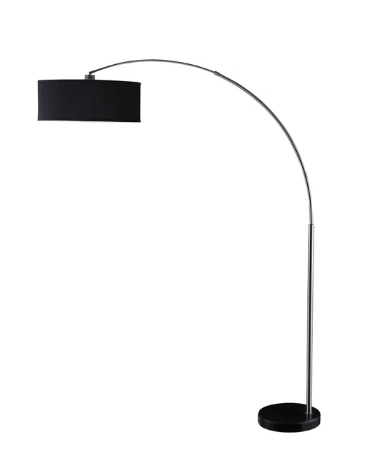 Coaster Floor Lamp In Black Or Chrome Finish 901486