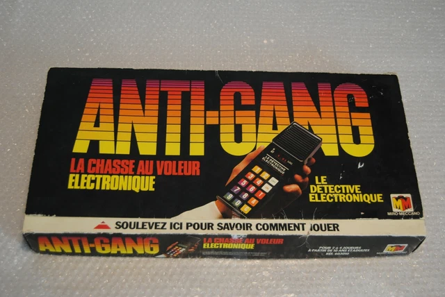 Jeu Anti-Gang Miro Meccano Années 80 – Complet, Fonctionnel, 4 Joueurs, Stratégie
