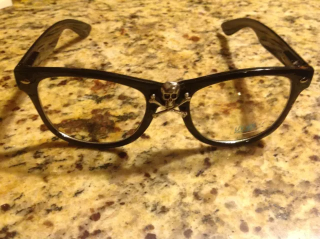 WILD THING Rick Vaughn Major League SKULL Glasses (NO LIGHTNING BOLTS)