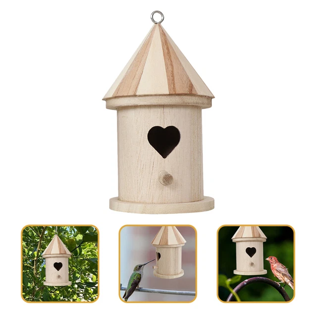 Kit casa uccellino nido giardino in legno alimentatore uccellino costruzione bambini