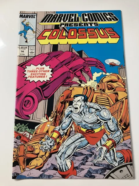 Marvel Comics Presents Colossus #14 (1989) Marvel Comics-Rick Leonardi Art Vf/Nm