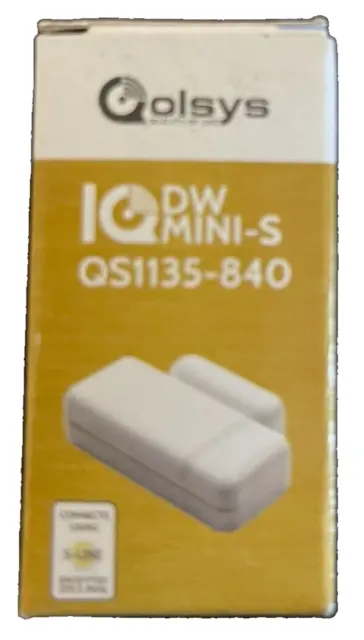 Brand New Qolsys QS1135-840 Mini DW-S Wireless Door Window Motion Sensor, S-Line