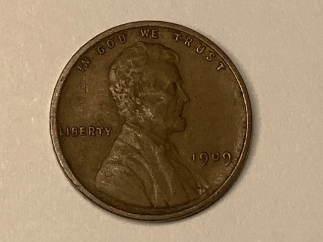 1909 VDB Lincoln Wheat Cent Very Fine Penny 1c Coin #2