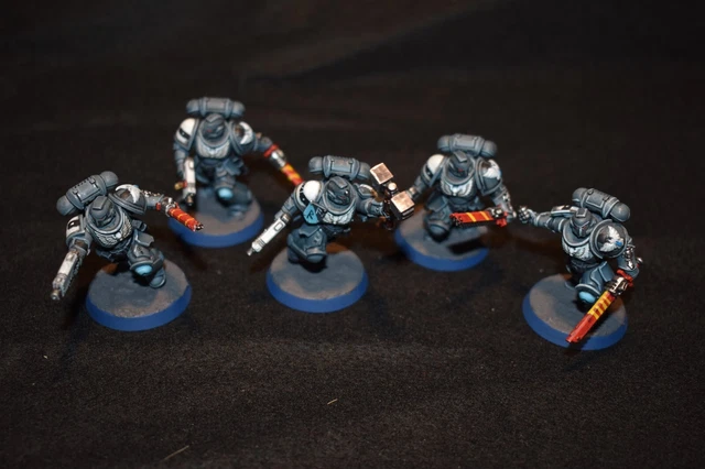 Primaris Assault Intercessors Warhammer 40K – Scatola Da 6 Modelli (Indomitus + Vennaro)