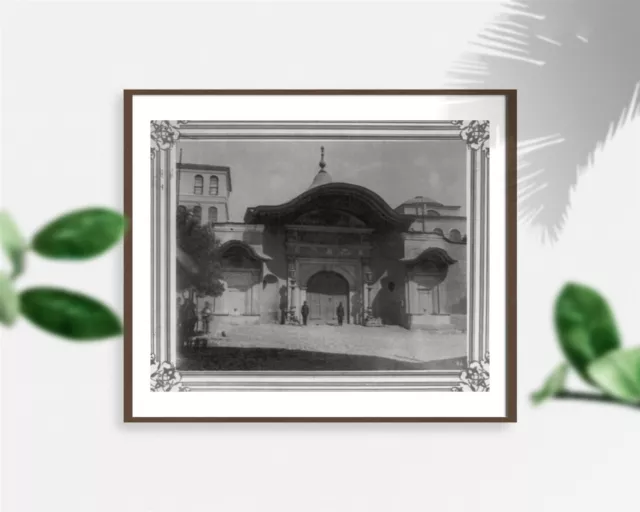 Photo: The Sogukcesme gate of the Sublime Porte / Constantinople,Abdullah Freres